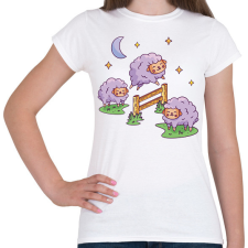 PRINTFASHION Bárányok - Női póló - Fehér női póló