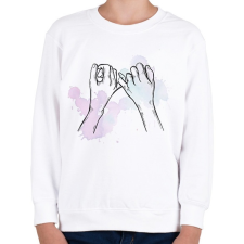 PRINTFASHION Barátok örökké - Gyerek pulóver - Fehér gyerek pulóver, kardigán