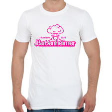 PRINTFASHION Barbenheimer - Férfi póló - Fehér férfi póló