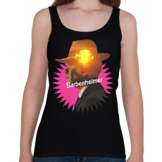 PRINTFASHION Barbenheimer - Női atléta - Fekete