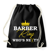 PRINTFASHION Barber King - Sportzsák, Tornazsák - Fekete tornazsák