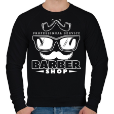 PRINTFASHION Barbershop 5 - Férfi pulóver - Fekete női pulóver, kardigán