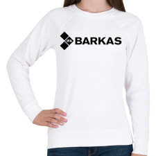 PRINTFASHION Barkas logo - Női pulóver - Fehér női pulóver, kardigán