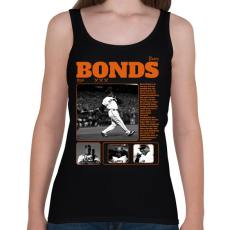 PRINTFASHION Barry Bonds - baseball - Női atléta - Fekete