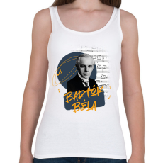 PRINTFASHION Bartók Béla - Női atléta - Fehér