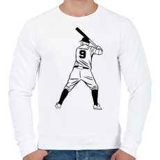 PRINTFASHION Baseball - Férfi pulóver - Fehér