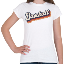 PRINTFASHION Baseball - Női póló - Fehér női póló