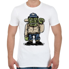 PRINTFASHION Baseball szörny - Férfi póló - Fehér