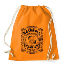 PRINTFASHION Baseball szuper liga  - Sportzsák, Tornazsák - Narancssárga baseball felszerelés
