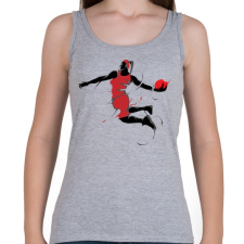 PRINTFASHION Basketball girls  - Női atléta - Sport szürke női trikó