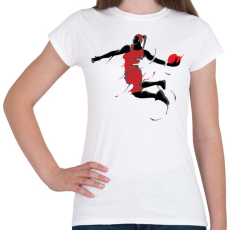 PRINTFASHION Basketball girls  - Női póló - Fehér