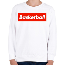 PRINTFASHION Basketball - Gyerek pulóver - Fehér gyerek pulóver, kardigán