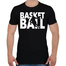 PRINTFASHION Basketball - Kosárlabda - Férfi póló - Fekete