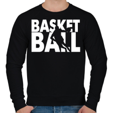 PRINTFASHION Basketball - Kosárlabda - Férfi pulóver - Fekete férfi pulóver, kardigán