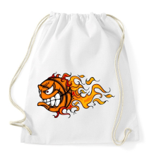 PRINTFASHION Basketball Monster - Sportzsák, Tornazsák - Fehér tornazsák