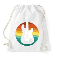 PRINTFASHION Basszusgitár - Sportzsák, Tornazsák - Fehér tornazsák