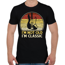 PRINTFASHION Basszusgitáros - Férfi póló - Fekete