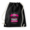 PRINTFASHION Bátor fodrász - Sportzsák, Tornazsák - Fekete