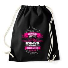 PRINTFASHION Bátor fodrász - Sportzsák, Tornazsák - Fekete tornazsák