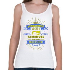 PRINTFASHION Bátor szobafestő - Női atléta - Fehér