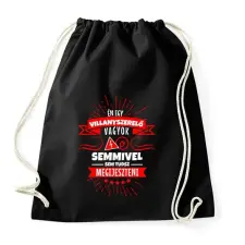 PRINTFASHION Bátor villanyszerelő - Sportzsák, Tornazsák - Fekete tornazsák