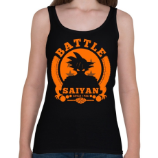 PRINTFASHION battle saiyan - Női atléta - Fekete