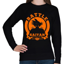 PRINTFASHION battle saiyan - Női pulóver - Fekete női pulóver, kardigán