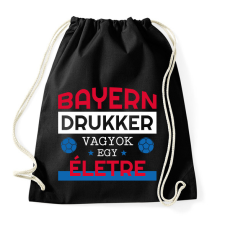 PRINTFASHION Bayern drukker - Sportzsák, Tornazsák - Fekete tornazsák