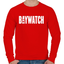 PRINTFASHION BAYWATCH - Férfi pulóver - Piros férfi pulóver, kardigán