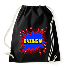 PRINTFASHION BAZINGA - Sportzsák, Tornazsák - Fekete tornazsák