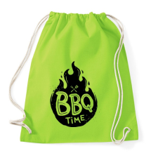 PRINTFASHION BBQ time - Sportzsák, Tornazsák - Limezöld tornazsák