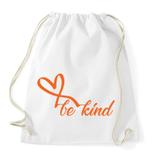 PRINTFASHION Be kind - Sportzsák, Tornazsák - Fehér tornazsák