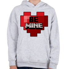 PRINTFASHION Be Mine - Gyerek kapucnis pulóver - Sport szürke gyerek pulóver, kardigán