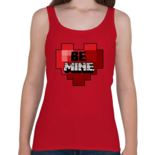 PRINTFASHION Be Mine - Női atléta - Cseresznyepiros női trikó