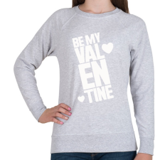 PRINTFASHION Be mine! - Női pulóver - Sport szürke női pulóver, kardigán