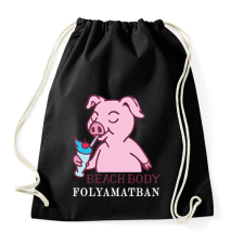 PRINTFASHION Beach Body Folyamatban - Sportzsák, Tornazsák - Fekete tornazsák