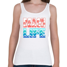 PRINTFASHION Beach Life - Női atléta - Fehér