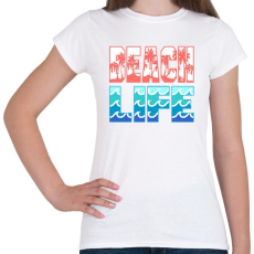 PRINTFASHION Beach Life - Női póló - Fehér