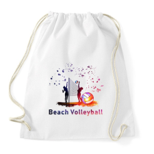 PRINTFASHION Beach Volleyball - Sportzsák, Tornazsák - Fehér tornazsák