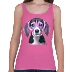 PRINTFASHION beagle - Női atléta - Rózsaszín