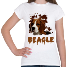 PRINTFASHION Beagle - Női póló - Fehér női póló