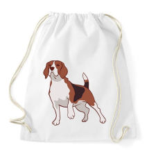 PRINTFASHION Beagle - Sportzsák, Tornazsák - Fehér tornazsák