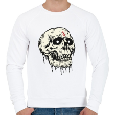PRINTFASHION Beast Design Skull - Férfi pulóver - Fehér férfi pulóver, kardigán