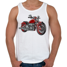 PRINTFASHION Beast - Férfi atléta - Fehér atléta, trikó