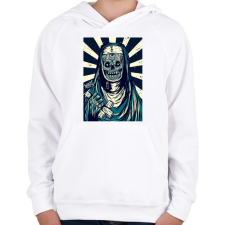 PRINTFASHION BeastDesign - Gyerek kapucnis pulóver - Fehér gyerek pulóver, kardigán