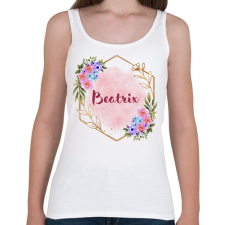 PRINTFASHION Beatrix - Női atléta - Fehér női trikó