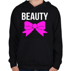 PRINTFASHION BEAUTY - Gyerek kapucnis pulóver - Fekete