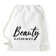 PRINTFASHION Beauty is my business - Sportzsák, Tornazsák - Fehér tornazsák