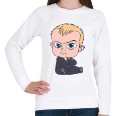 PRINTFASHION Bébi Úr - Női pulóver - Fehér