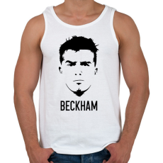 PRINTFASHION Beckham - Férfi atléta - Fehér